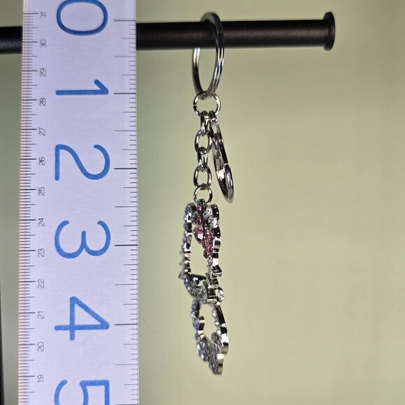 Hello Kitty Rhinestone Bag Charm / Keychain‎ (NWOT) - Picture 4 of 5